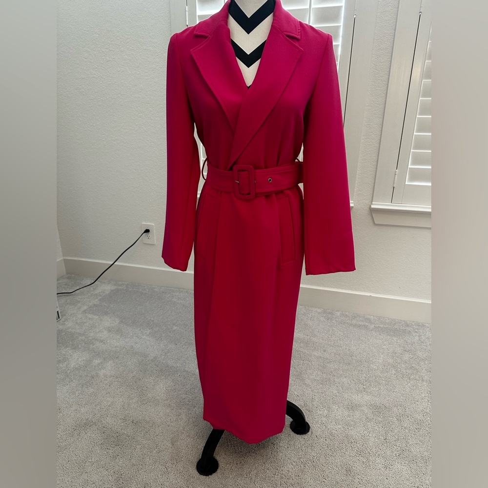Long light jacket.